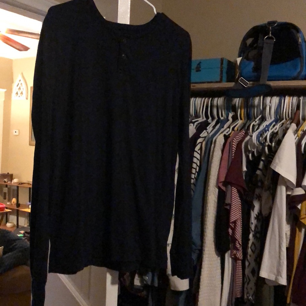 Navy Blue long sleeve shirt